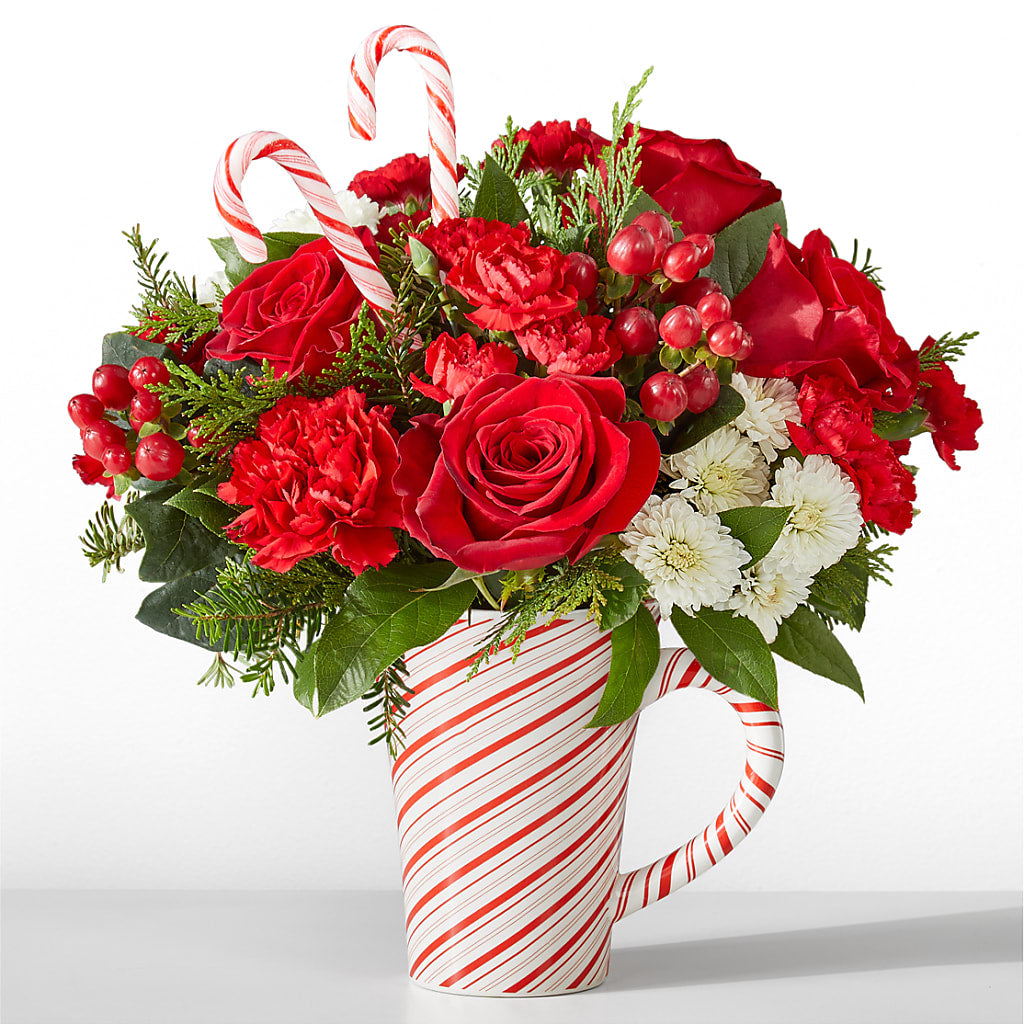 Peppermint Swirl Mug – La Veranera Flower Shop, Nashville TN