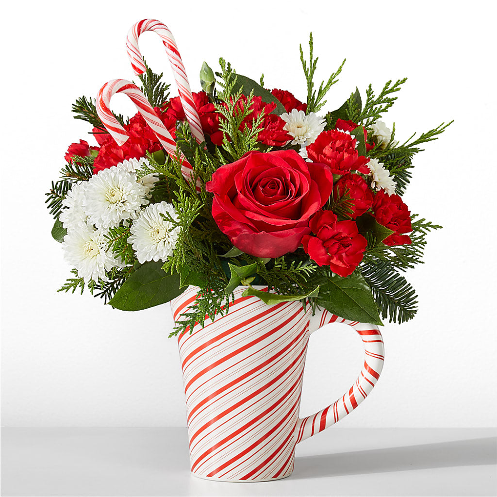 Peppermint Swirl Mug – La Veranera Flower Shop, Nashville TN