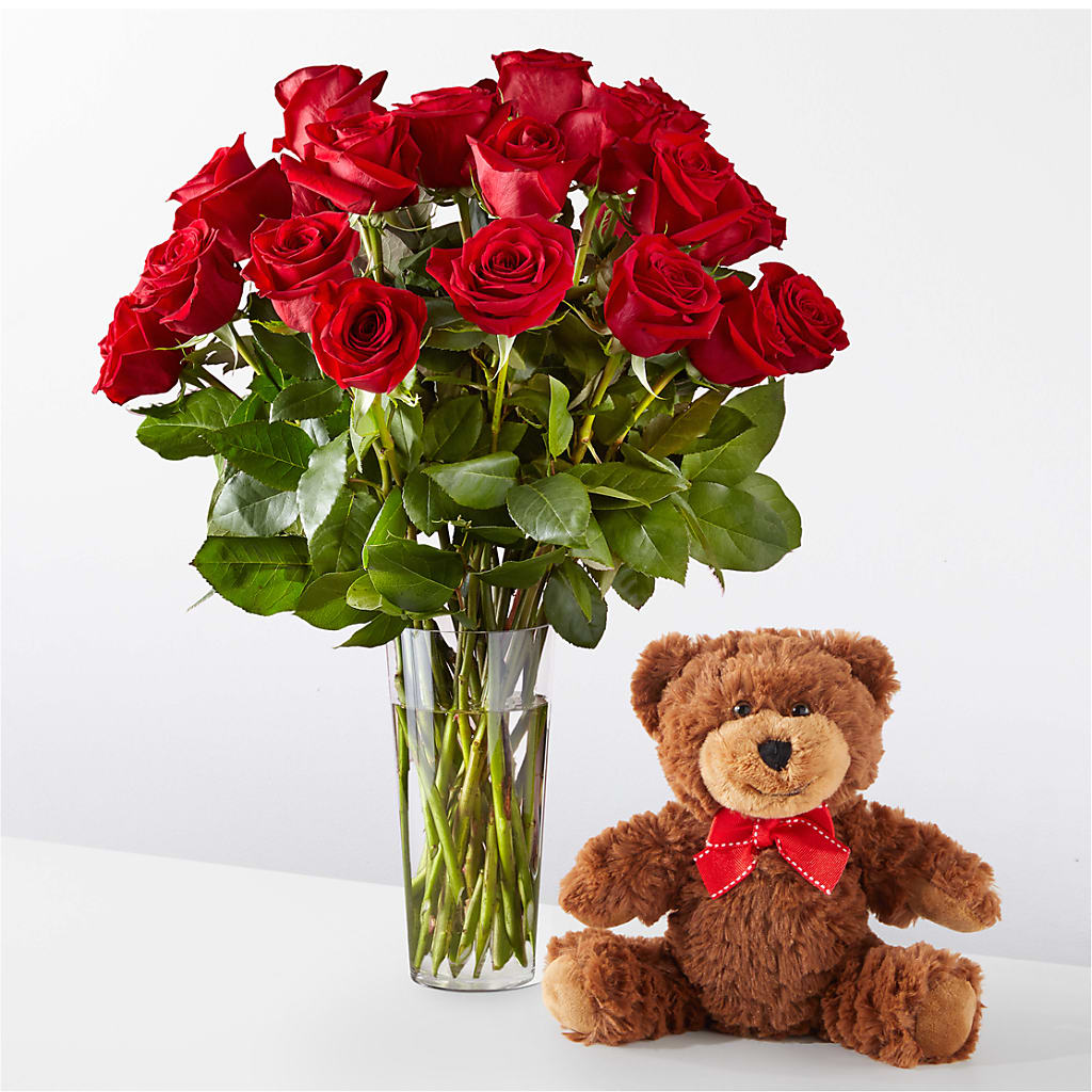 Romantic Long Stem Red Rose Bouquet Bundles – La Veranera Flower Shop, Nashville TN