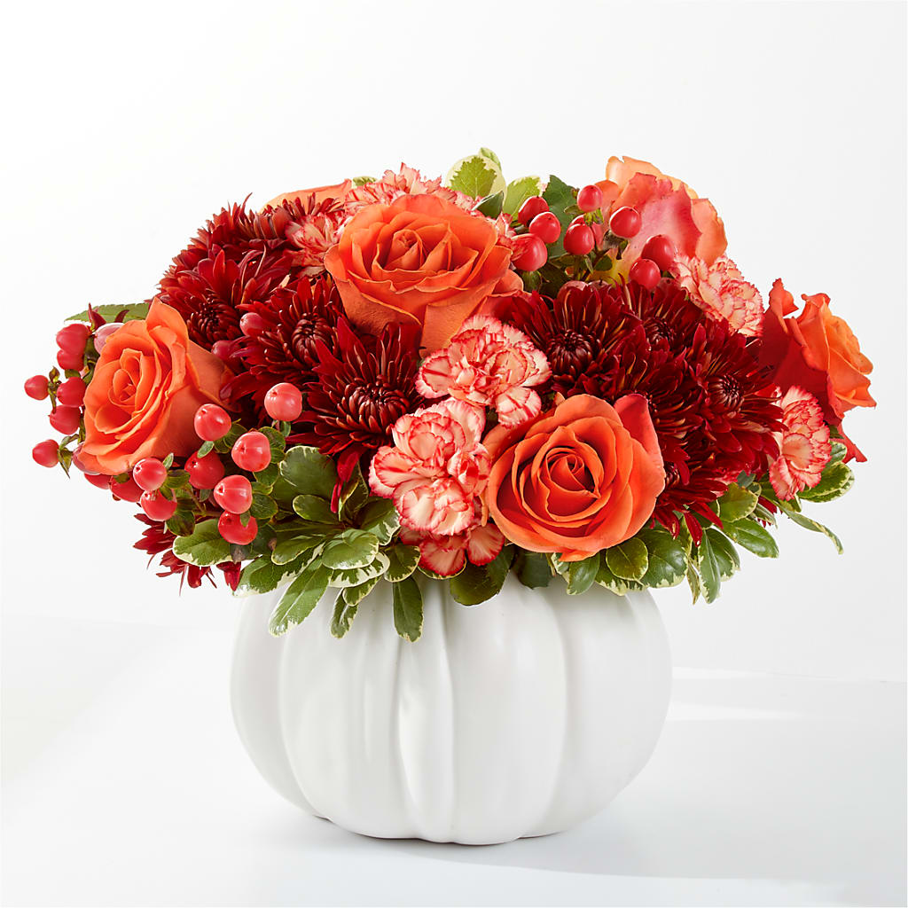 Autumn Air Pumpkin Bouquet – La Veranera Flower Shop, Nashville TN