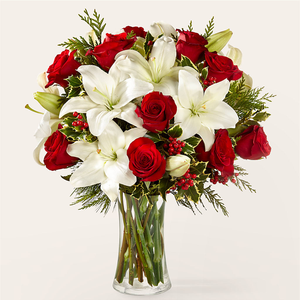 Sparkling Snowflakes Bouquet – La Veranera Flower Shop, Nashville TN