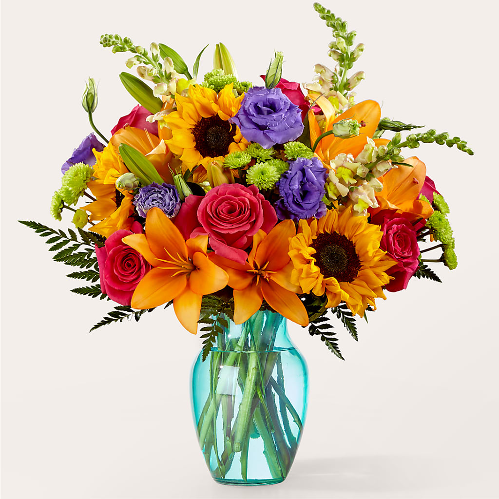 Double Rainbow Bouquet – La Veranera Flower Shop, Nashville TN