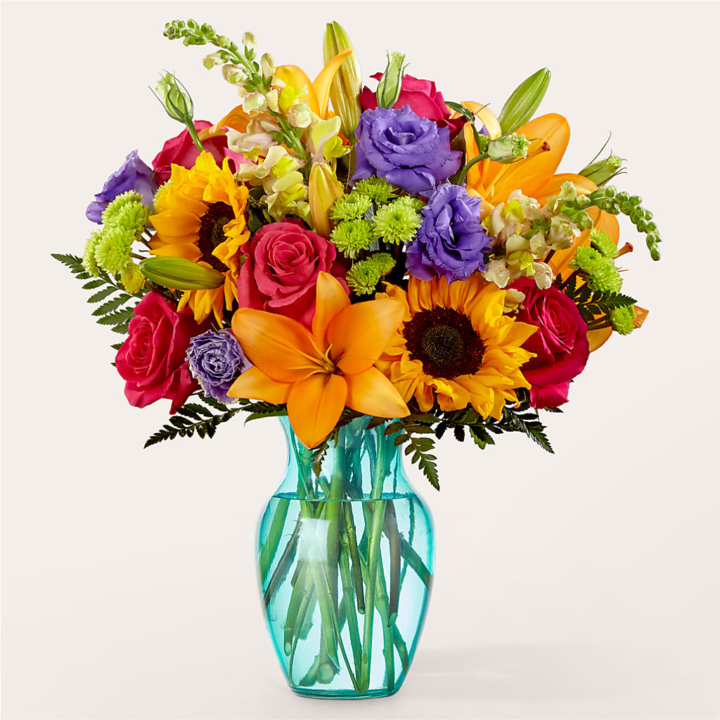 Double Rainbow Bouquet – La Veranera Flower Shop, Nashville TN