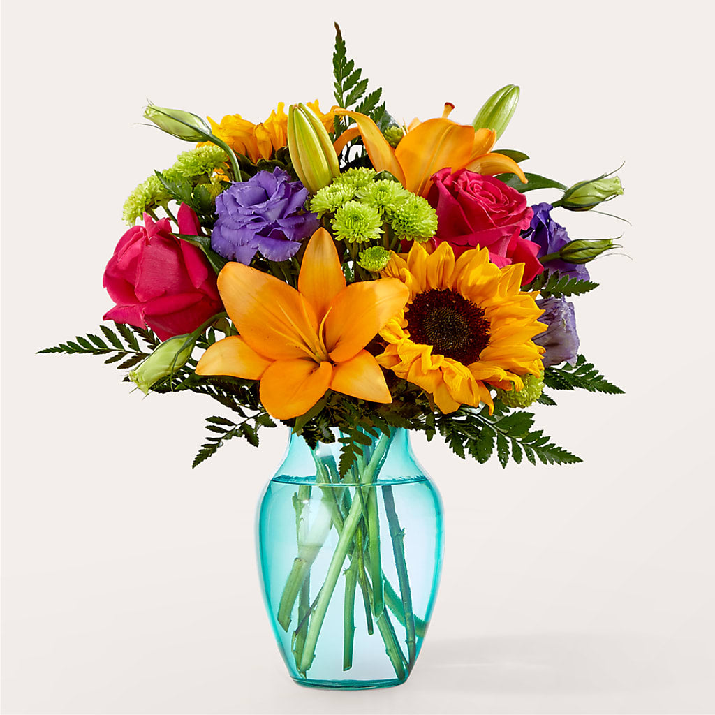 Double Rainbow Bouquet – La Veranera Flower Shop, Nashville TN