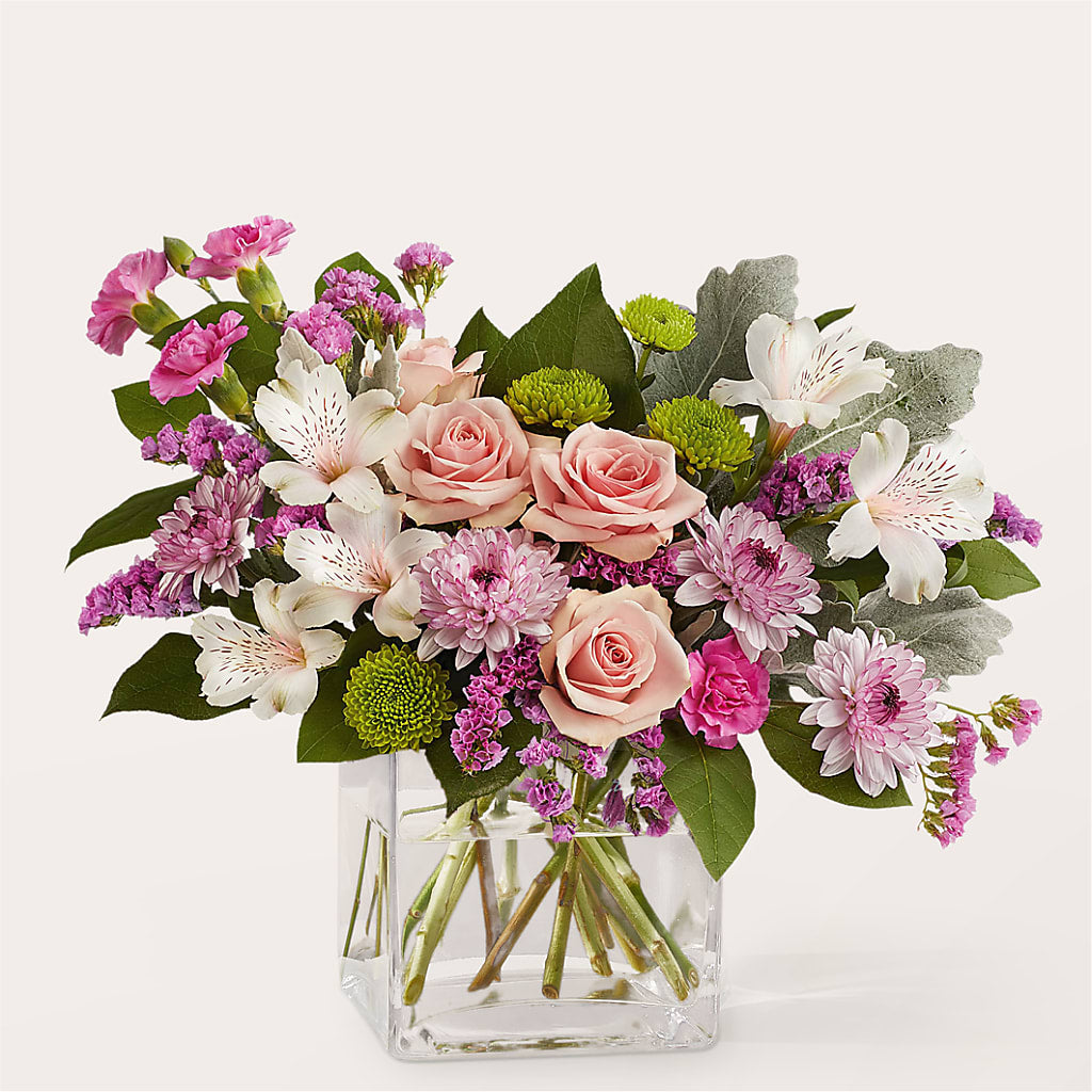 Pink Suede Bouquet – La Veranera Flower Shop, Nashville TN