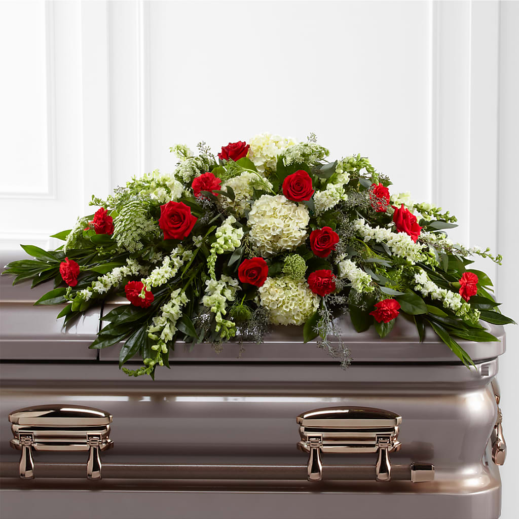 Sincerity Casket Spray – La Veranera Flower Shop, Nashville TN