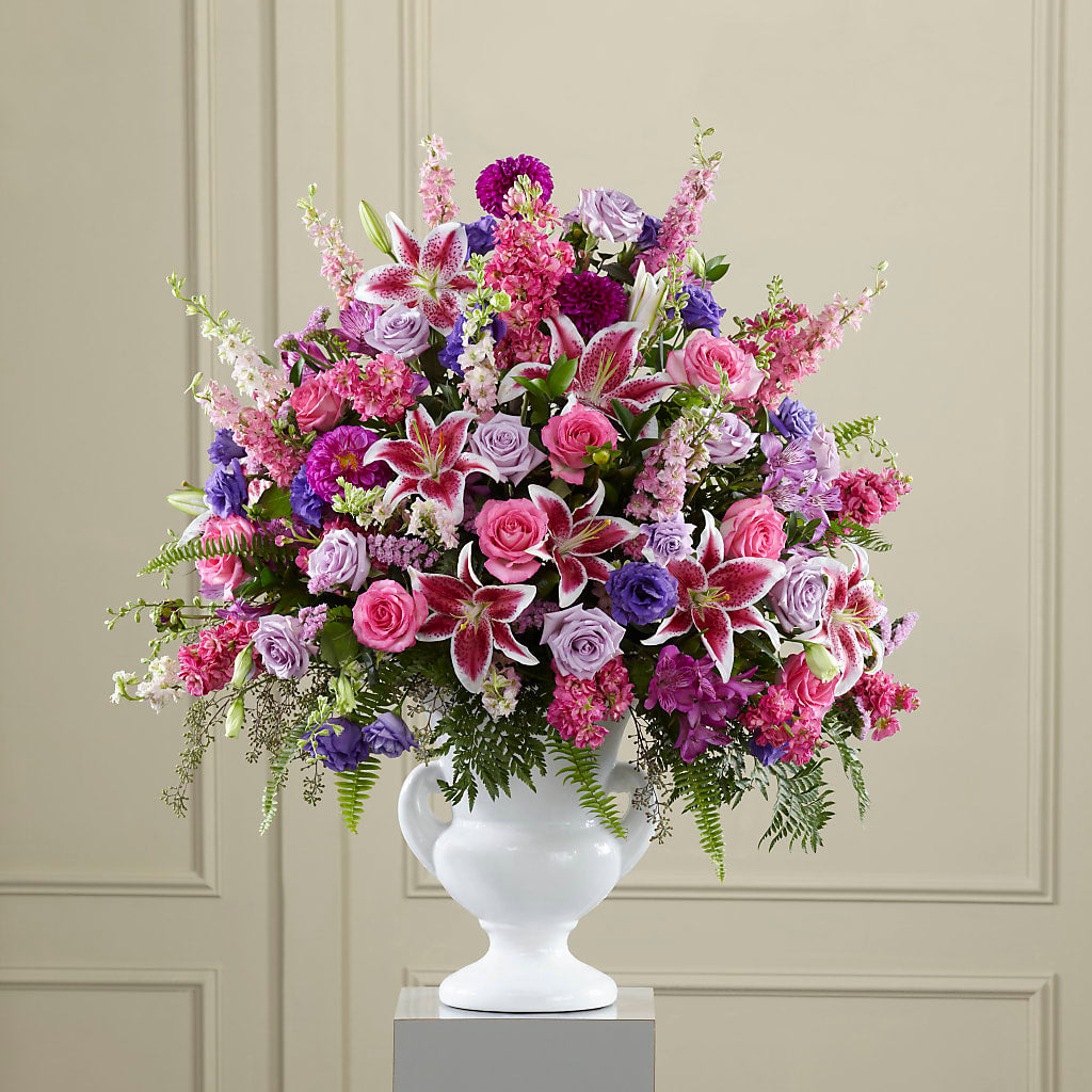 Peaceful Tribute Arrangement – La Veranera Flower Shop, Nashville TN