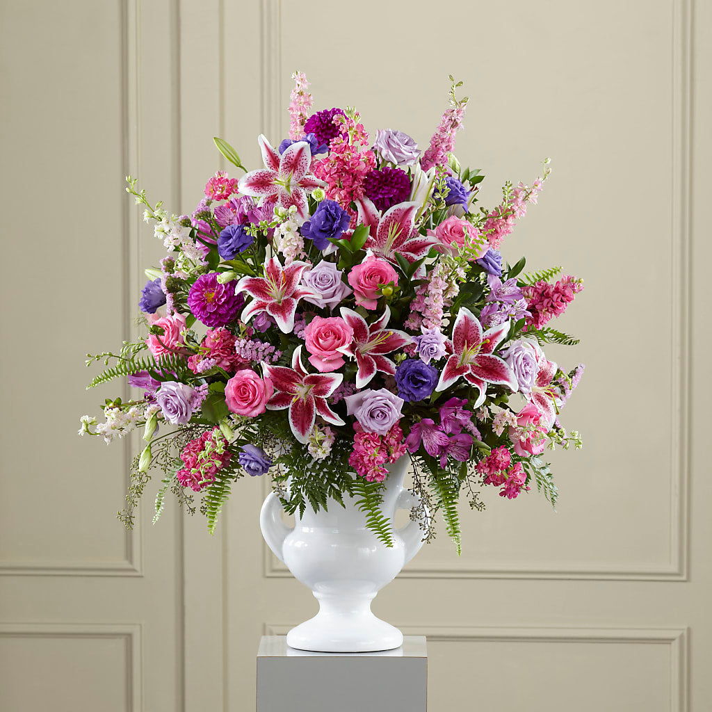Peaceful Tribute Arrangement – La Veranera Flower Shop, Nashville TN