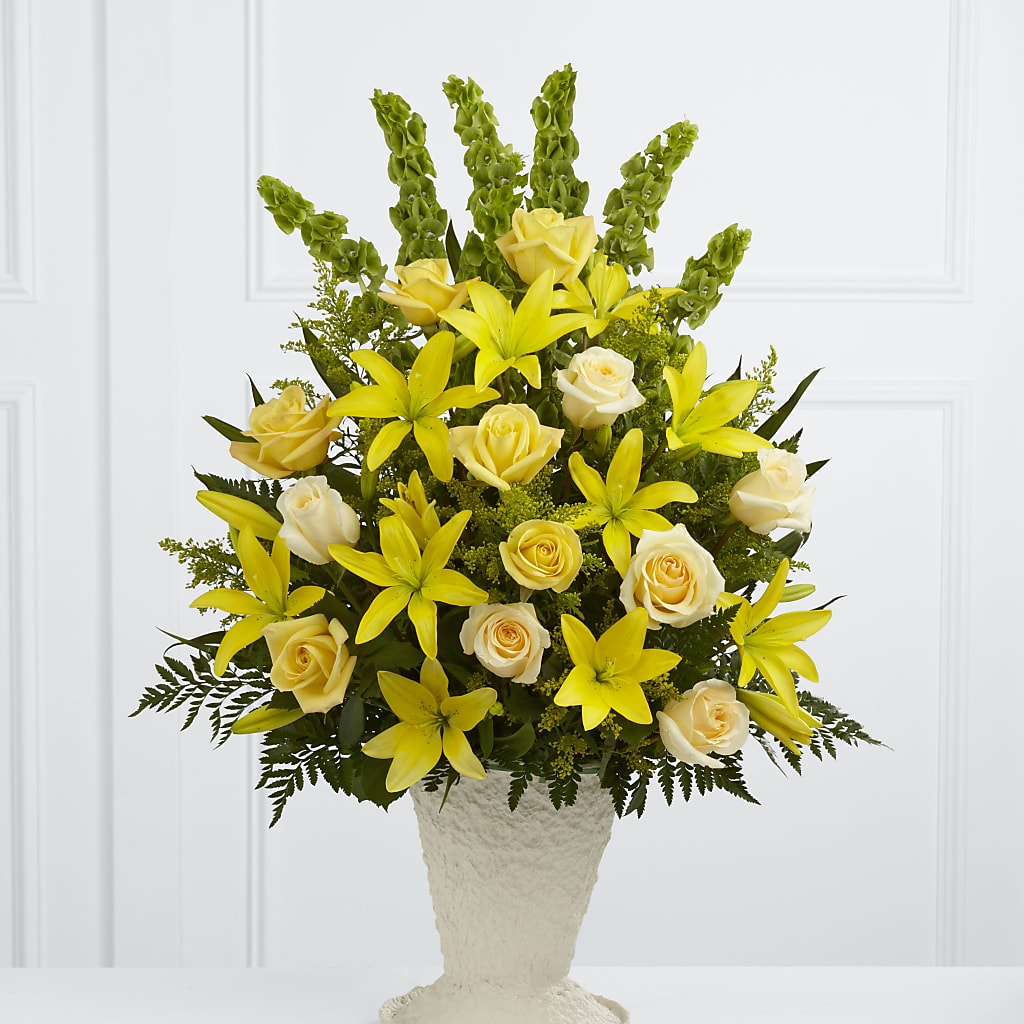 Golden Memories Arrangement – La Veranera Flower Shop, Nashville TN