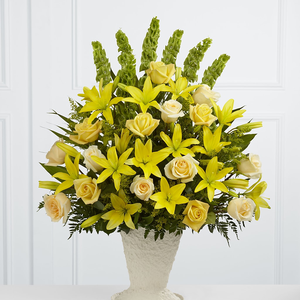 Golden Memories Arrangement – La Veranera Flower Shop, Nashville TN