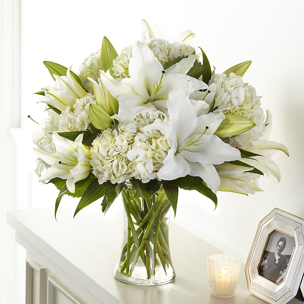 Compassionate Lily Bouquet – La Veranera Flower Shop, Nashville TN
