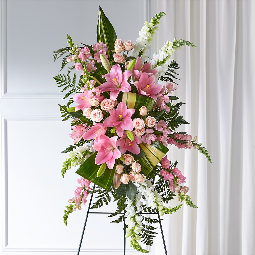 Elegant Embrace Standing Spray – La Veranera Flower Shop, Nashville TN