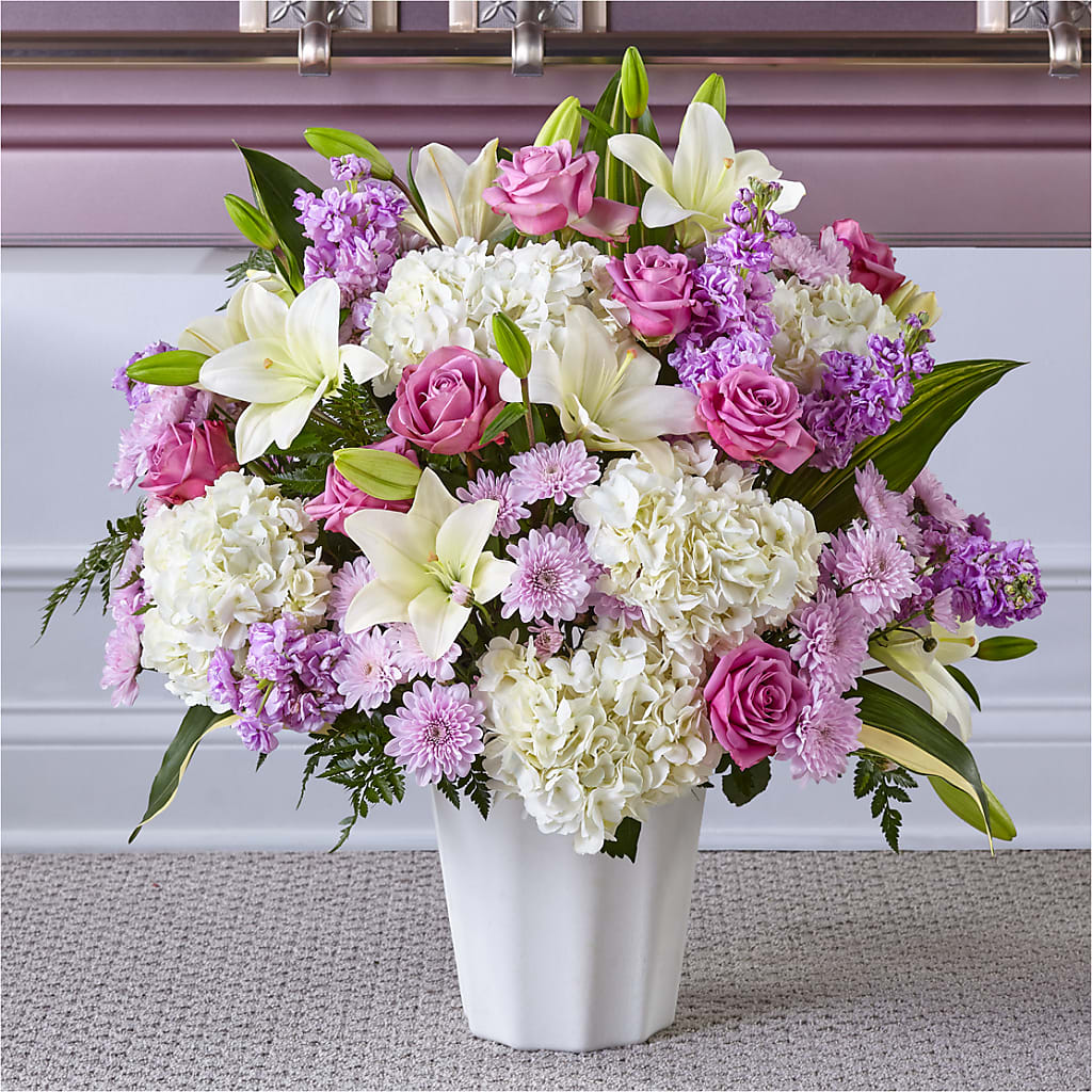 Heaven Sent Floor Basket – La Veranera Flower Shop, Nashville TN