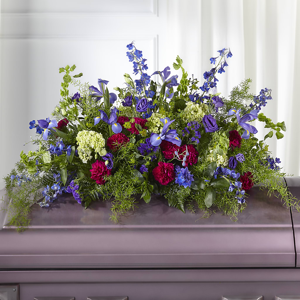 Always Treasured Casket Spray – La Veranera Flower Shop, Nashville TN