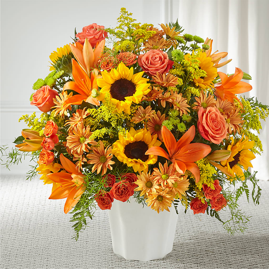 Harvest Thoughts Floor Basket – La Veranera Flower Shop, Nashville TN