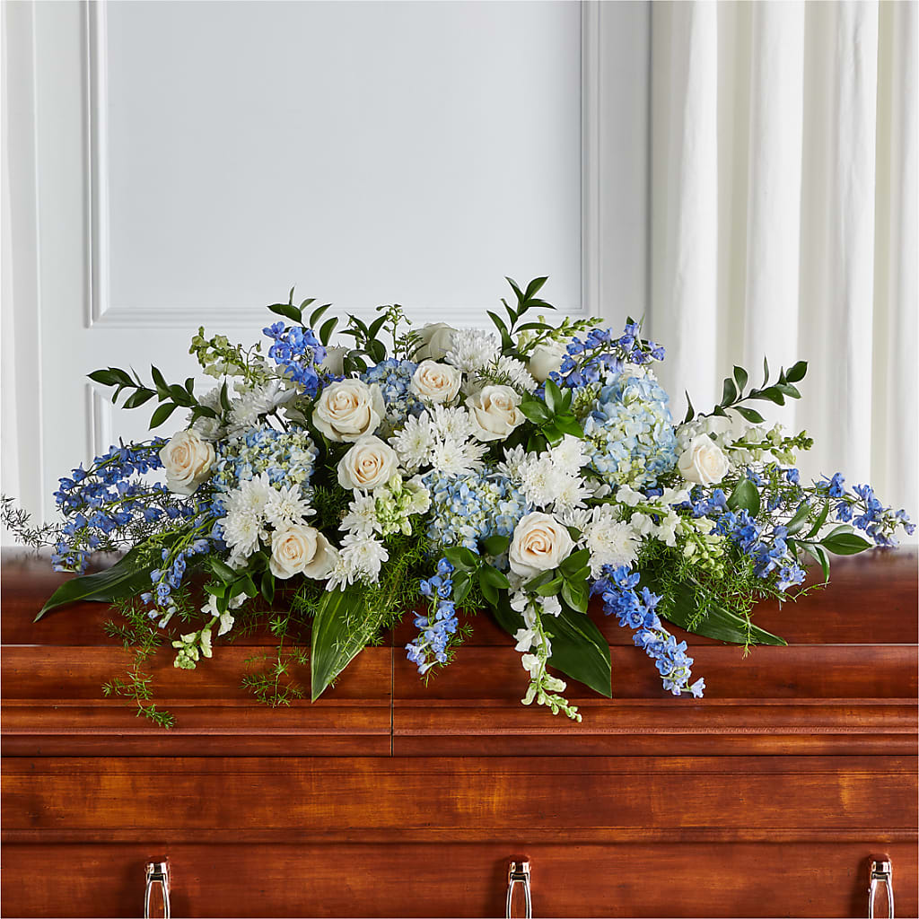 Timeless Essence Casket Spray – La Veranera Flower Shop, Nashville TN