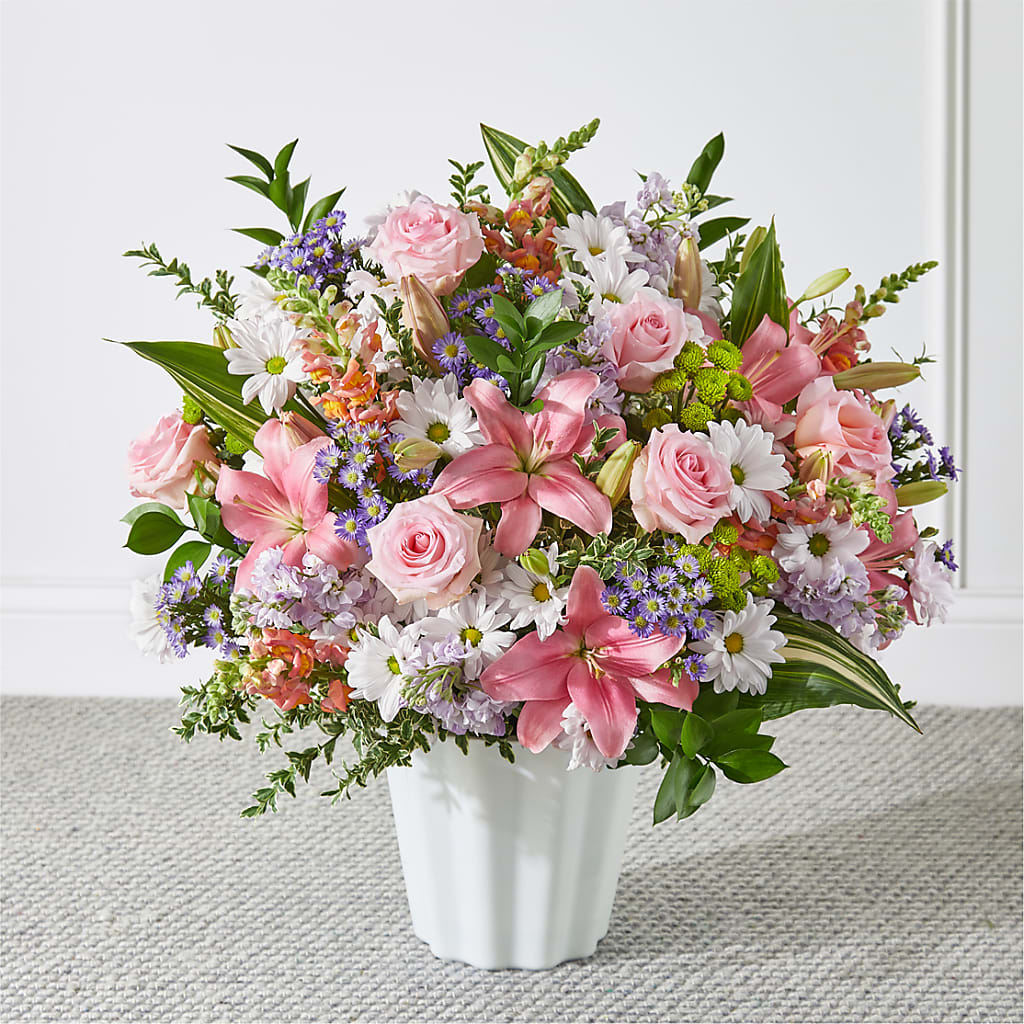 Abundant Compassion Floor Basket – La Veranera Flower Shop, Nashville TN