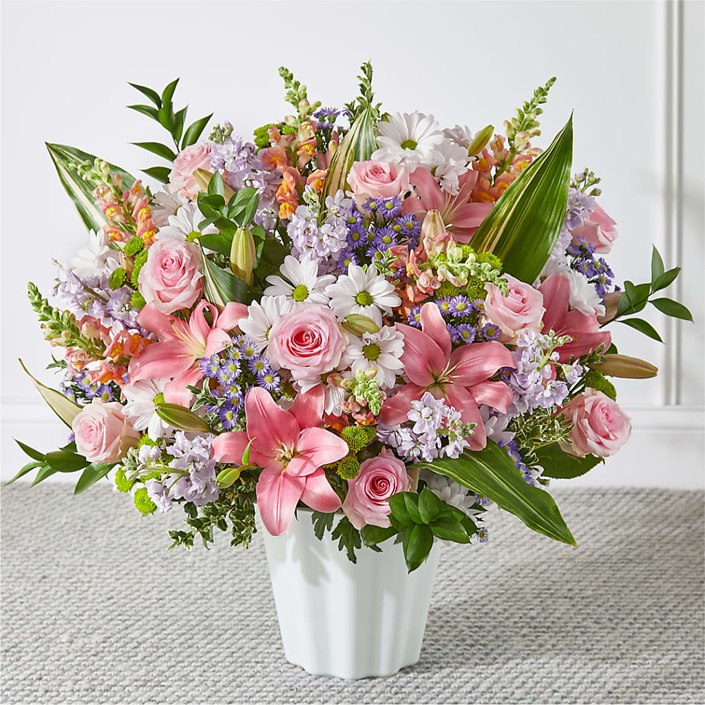 Abundant Compassion Floor Basket – La Veranera Flower Shop, Nashville TN