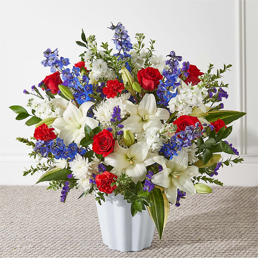 Consoled Floor Basket – La Veranera Flower Shop, Nashville TN