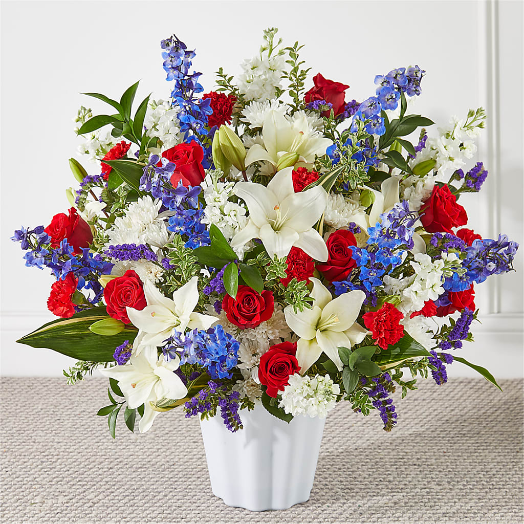 Consoled Floor Basket – La Veranera Flower Shop, Nashville TN