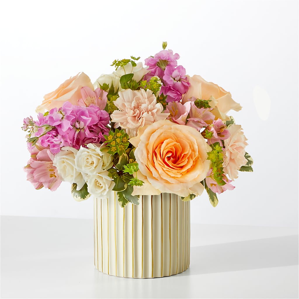 Paradise Bouquet with Ivory Vase – La Veranera Flower Shop, Nashville TN