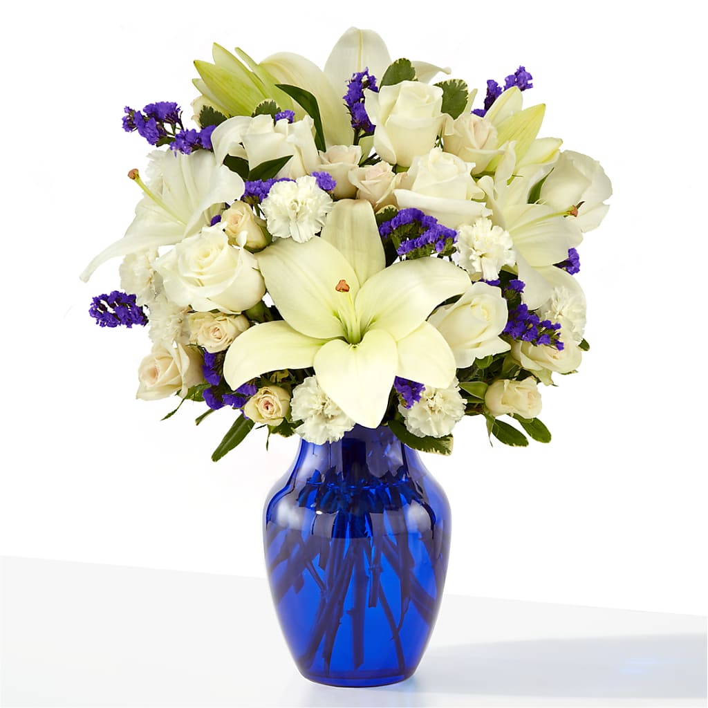 Sapphire Rush Bouquet – La Veranera Flower Shop, Nashville TN