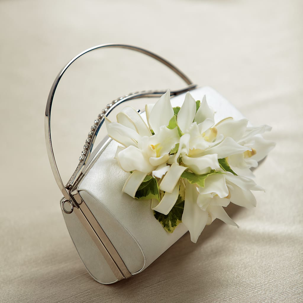 White Purse Decor – La Veranera Flower Shop, Nashville TN