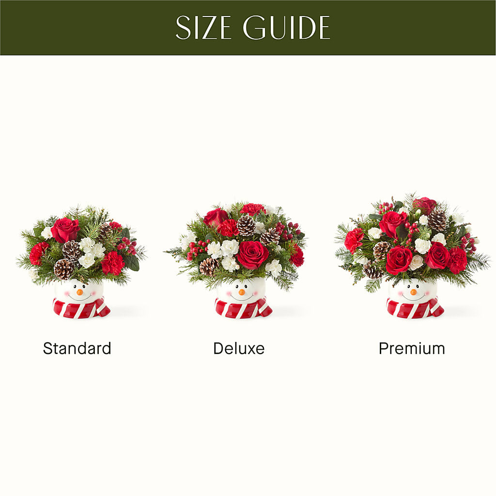 Jolly Snowman Bouquet –  La Veranera Flower Shop, Nashville TN