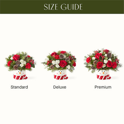 Jolly Snowman Bouquet –  La Veranera Flower Shop, Nashville TN