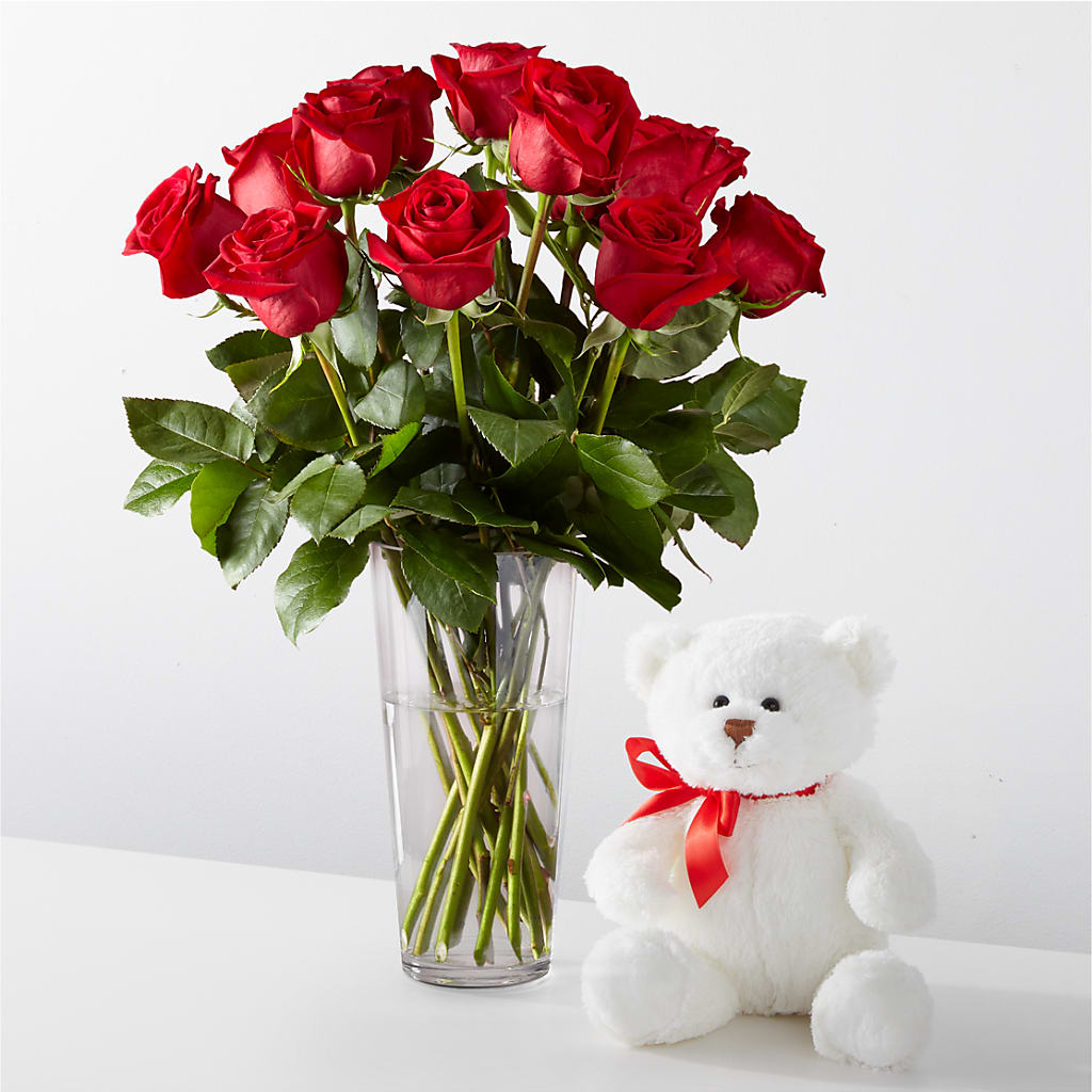 Romantic Long Stem Red Rose Bouquet Bundles –  La Veranera Flower Shop, Nashville TN