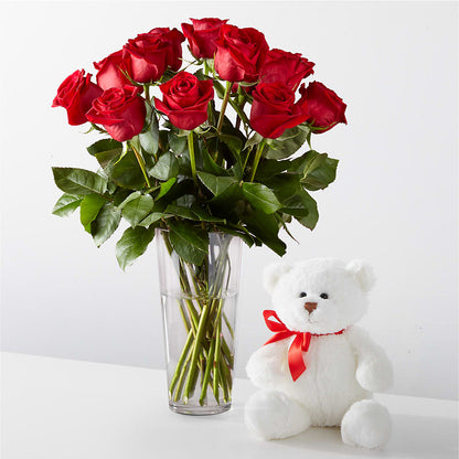 Romantic Long Stem Red Rose Bouquet Bundles –  La Veranera Flower Shop, Nashville TN