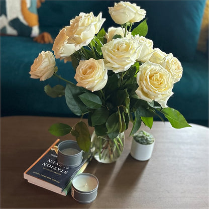 Long Stem Yellow Rose Bouquet –  La Veranera Flower Shop, Nashville TN