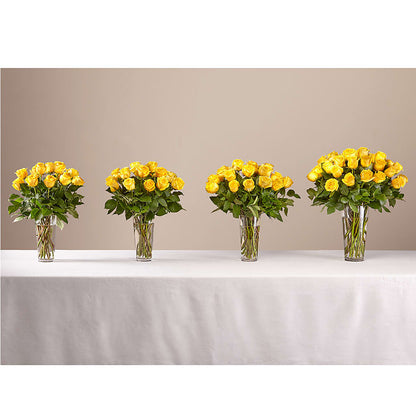 Long Stem Yellow Rose Bouquet –  La Veranera Flower Shop, Nashville TN