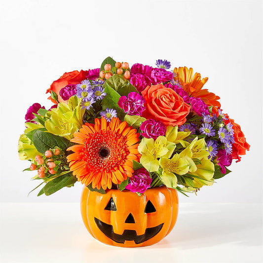 Tricks & Treats Pumpkin –  La Veranera Flower Shop, Nashville TN