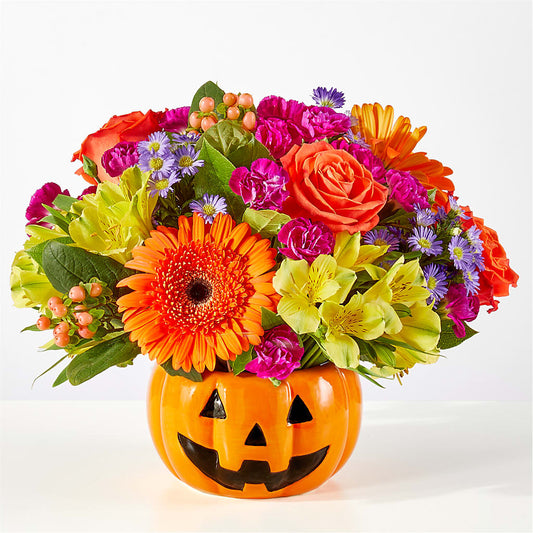 Tricks & Treats Pumpkin –  La Veranera Flower Shop, Nashville TN