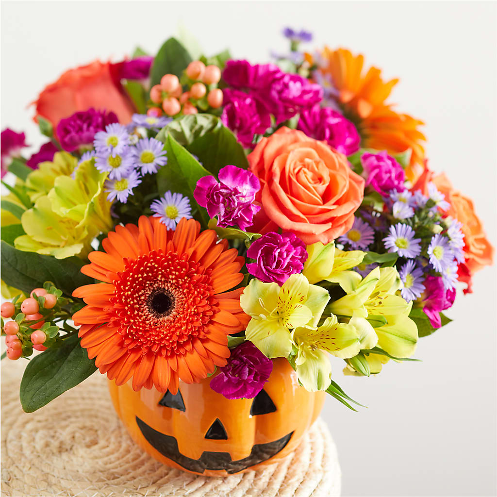 Tricks & Treats Pumpkin –  La Veranera Flower Shop, Nashville TN