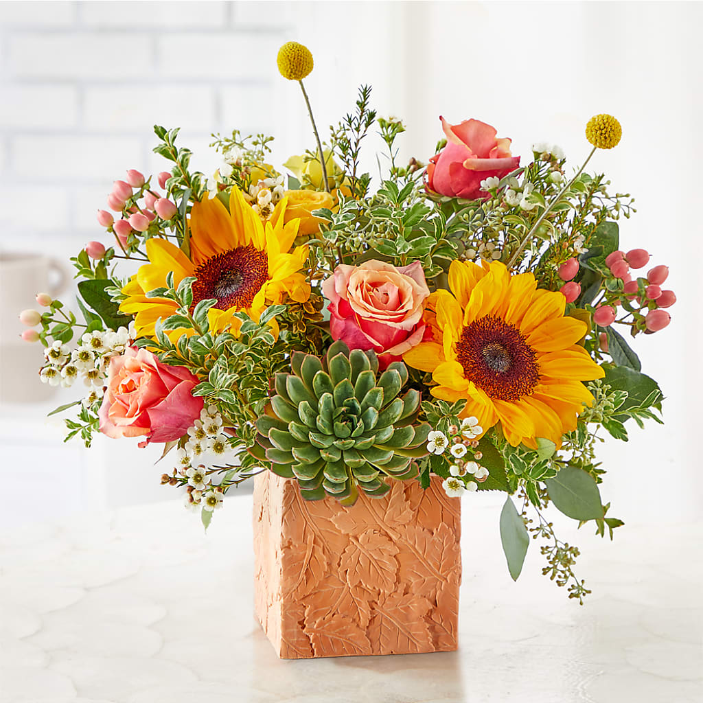 Sunflower Season Bouquet –  La Veranera Flower Shop, Nashville TN