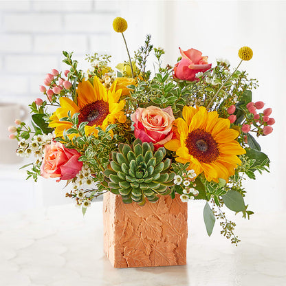Sunflower Season Bouquet –  La Veranera Flower Shop, Nashville TN