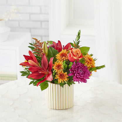 Burgundy Landscape Bouquet –  La Veranera Flower Shop, Nashville TN