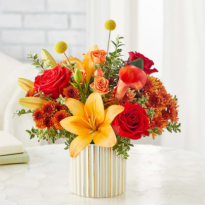 Scarlet Skies Bouquet –  La Veranera Flower Shop, Nashville TN