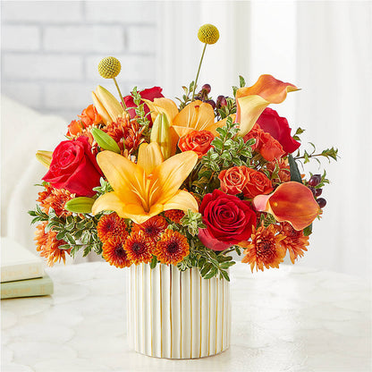 Scarlet Skies Bouquet –  La Veranera Flower Shop, Nashville TN