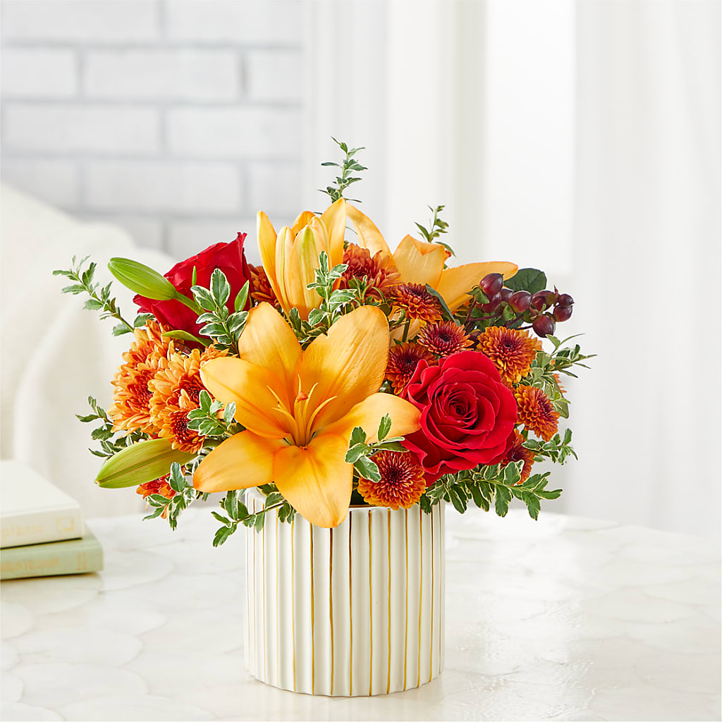 Scarlet Skies Bouquet –  La Veranera Flower Shop, Nashville TN