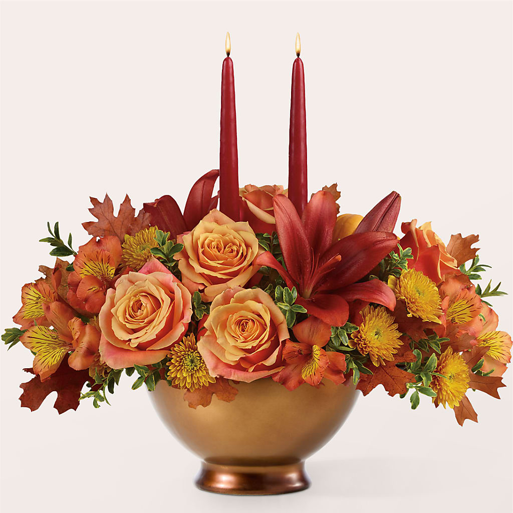 Harvest Table Centerpiece –  La Veranera Flower Shop, Nashville TN