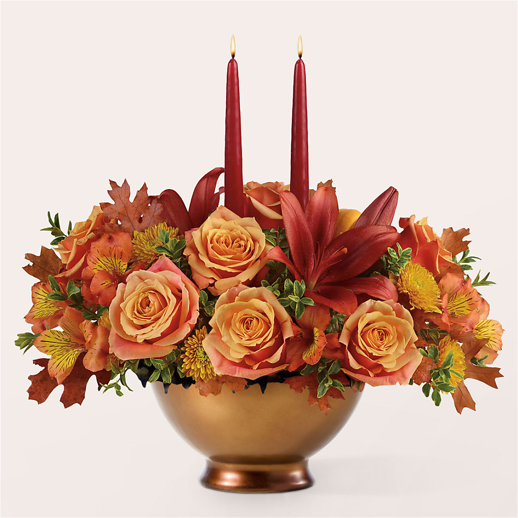 Harvest Table Centerpiece –  La Veranera Flower Shop, Nashville TN