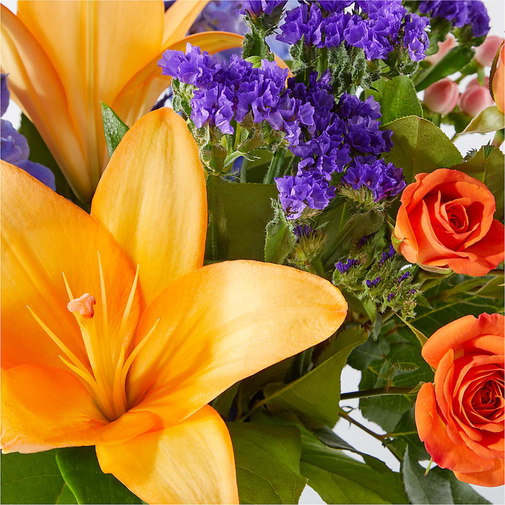 Radiant Citrus Bouquet –  La Veranera Flower Shop, Nashville TN