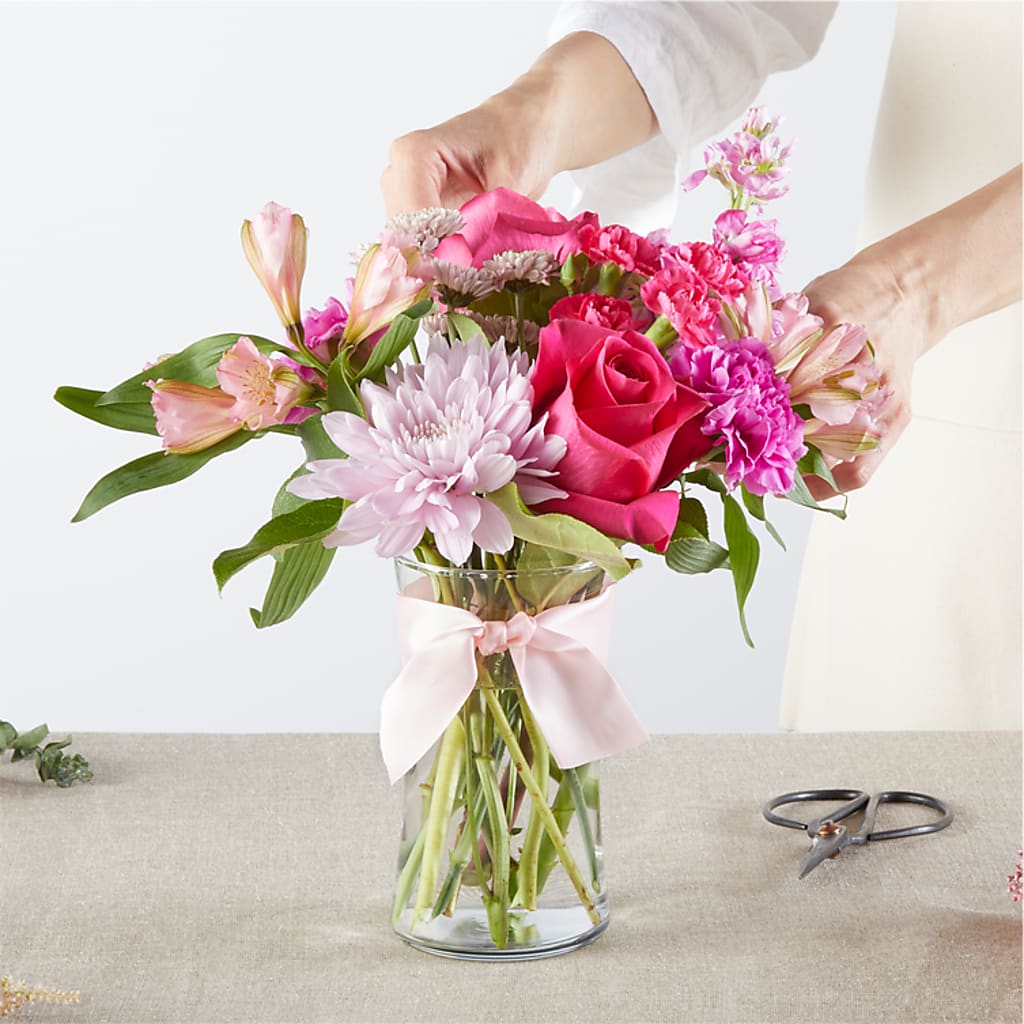 Pink Ribbon - A Florist Original –  La Veranera Flower Shop, Nashville TN