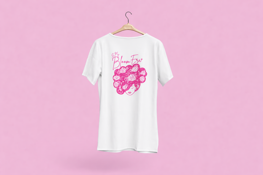 In my Bloom Era T-shirt