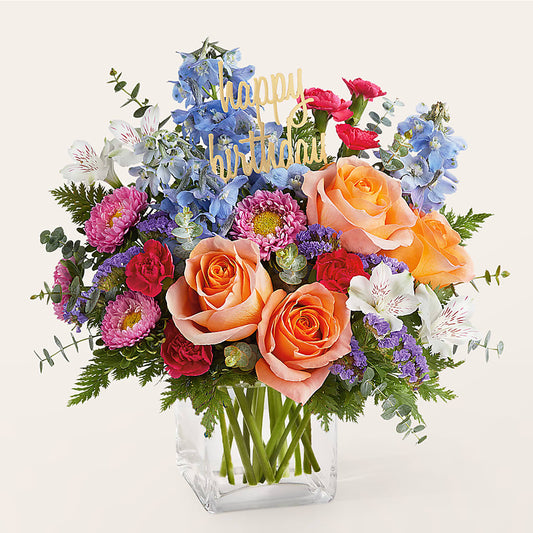 Birthday Bash Bouquet –  La Veranera Flower Shop, Nashville TN