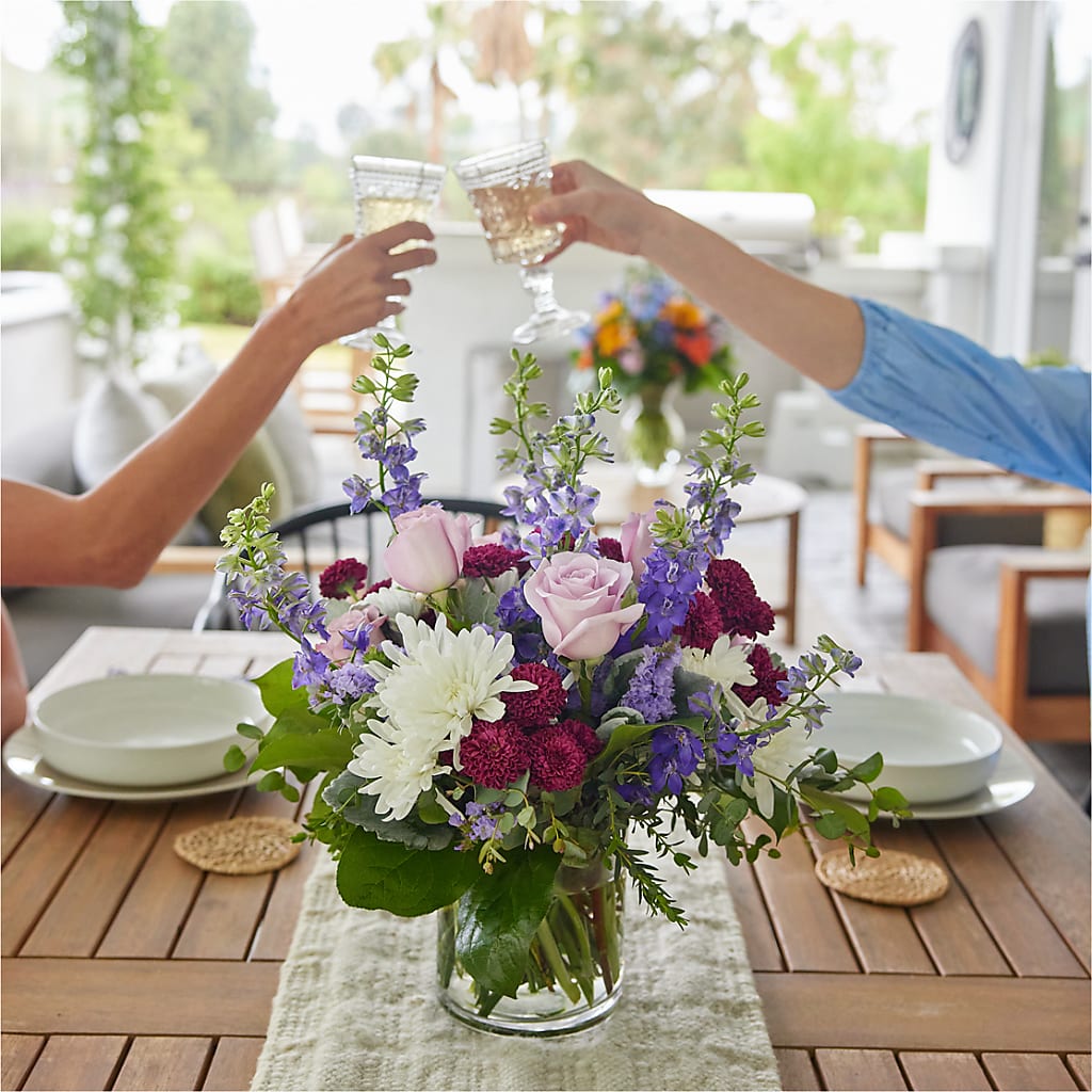 Violet Frost Bouquet –  La Veranera Flower Shop, Nashville TN