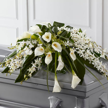 Angel Wings Casket Spray –  La Veranera Flower Shop, Nashville TN